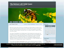 Tablet Screenshot of honeybeesandme.com